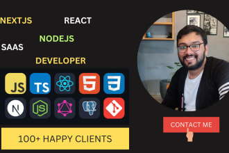 develop your next js node js react saas applications