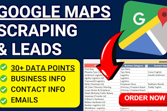 do google maps scraping for b2b leads and lead generation with email