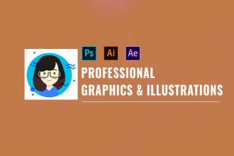do any graphic designing and illustrator work