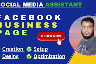 create setup design and optimization your facebook page