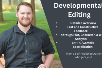 provide detailed developmental editing of your fiction novel