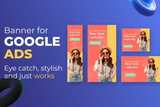 design high converting google ads banners for your business