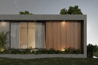 provide 3ds max and corona realistic facade visualization