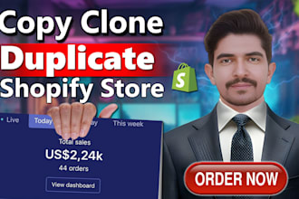 copy clone and duplicate any shopify store