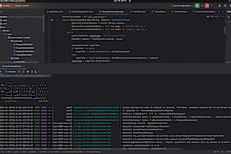 do javafx and java console projects, rest API spring boot