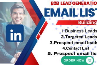 best targeted b2b lead generation, company address and email finder, data entry