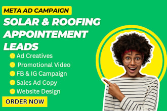 solar leads generation solar appointment booking roofing leads solar website