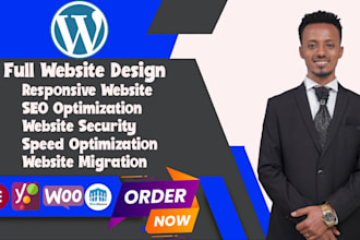 create a stunning and responsive wordpress website
