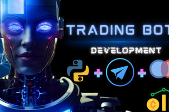 crypto trading bot like unibot, maestro, telegram crypto bot, python automation