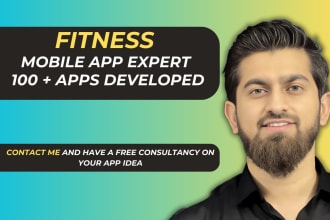 develop fitness app health app mobile app development android and ios
