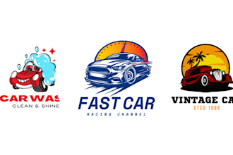 do car logo design or company hand drawn design in 24 hours