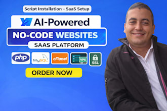 install and set up your ai powered no code website builder saas platform
