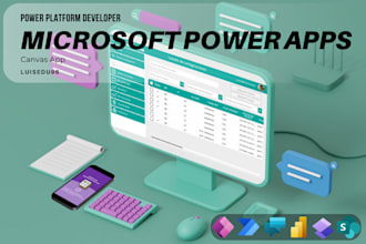 develop an app in power apps with power automate