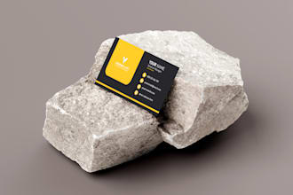professional business card design and poster design