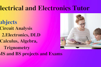 be your electrical, electronics engineering solver tutor