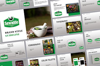 do a custom logo design with brand style guides