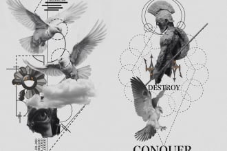 design a custom geometric tattoo deisgn