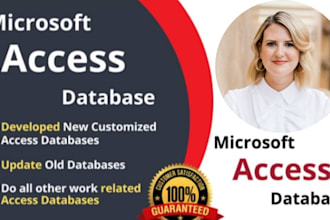 develop microsoft access database project and assignments