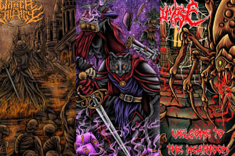 create your dark art  metal album cover and single artwork