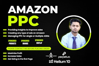 setup manage and optimize your amazon PPC ads campaigns