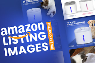 design professional amazon product listing images