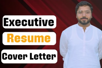 write your executive CV, resume, cover letter
