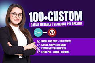 custom pinterest pin design