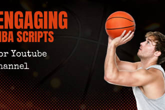 research and write nba script for your  youtube channel