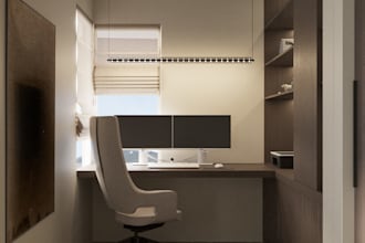 do office design, render and drawings