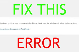 fix wordpress emergency errors