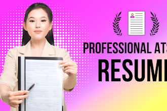 create a professional, tailored resume for any industry or career field