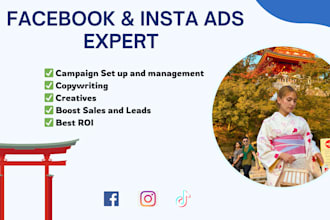 be facebook and instagram ads manager for japan and the US
