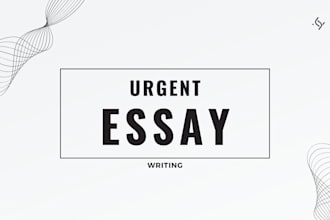 do urgent essay writing, research summary, case study paper and report writing