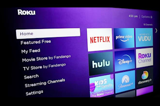 develop roku tv app, apple tv app and smart tv app