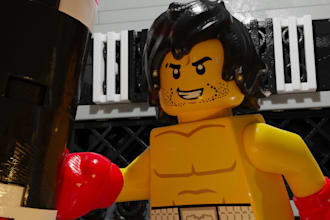 make a 3d lego image