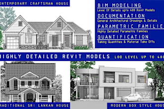 do highly detailed bim models and documentation works in revit architecture