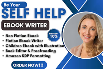 be your selfhelp, divorce ebook, children ebook ghostwriter, KDP book publishing