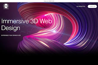 create an interactive 3d website using spline and wix