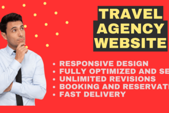 create wordpress travel agency website or tour booking website within 48