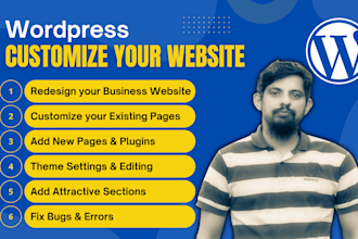 improve or customize your wordpress website
