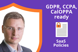 write necessary policies for your saas platform