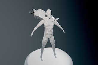 sculpt high quality 3d character and models for 3d printing