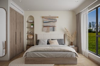 do the interior design and rendering of your bedroom