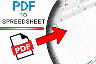 extract data from PDF to excel