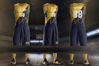 design a custom and innovative basketball jersey