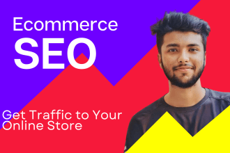 do ecommerce SEO with monthly backlinks for shopify store
