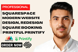 redesign squarespace website design square booking squarespace printful printify