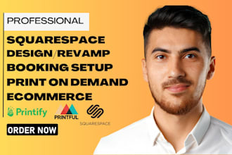 build a squarespace print on demand store with printful and printify integration