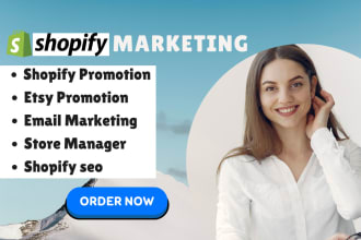do shopify marketing etsy sale redbubble promotion ebay product listing amazon