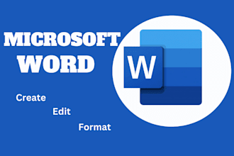 format, edit and design microsoft word documents